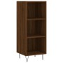 Aparador alto madera contrachapada roble marrón 34,5x34x180 cm de vidaXL, Aparadores - Ref: Foro24-3200360, Precio: 84,99 €, ...