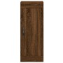 Aparador alto madera contrachapada roble marrón 34,5x34x180 cm de vidaXL, Aparadores - Ref: Foro24-3200360, Precio: 84,99 €, ...