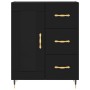 Tall black plywood sideboard 69.5x34x180 cm by vidaXL, Sideboards - Ref: Foro24-3189486, Price: 161,99 €, Discount: %