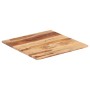 Superficie de mesa madera maciza de sheesham 25-27 mm 80x80 cm de vidaXL, Tableros para mesas - Ref: Foro24-285998, Precio: 1...