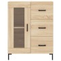 Aparador alto madera contrachapada color roble 69,5x34x180 cm de vidaXL, Aparadores - Ref: Foro24-3189512, Precio: 168,59 €, ...