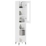 Tall white plywood sideboard 34.5x34x180 cm by vidaXL, Sideboards - Ref: Foro24-3199377, Price: 92,53 €, Discount: %