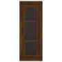 Aparador alto madera contrachapada roble marrón 34,5x34x180 cm de vidaXL, Aparadores - Ref: Foro24-3199384, Precio: 97,68 €, ...