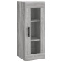 Aparador alto madera contrachapada gris Sonoma 34,5x34x180 cm de vidaXL, Aparadores - Ref: Foro24-3199391, Precio: 95,99 €, D...