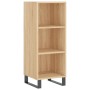 Oak Sonoma plywood sideboard 34.5x34x180 cm by vidaXL, Sideboards - Ref: Foro24-3199388, Price: 96,26 €, Discount: %