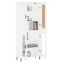 Tall white plywood sideboard 69.5x34x180 cm by vidaXL, Sideboards - Ref: Foro24-3199633, Price: 168,88 €, Discount: %