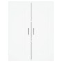 Tall white plywood sideboard 69.5x34x180 cm by vidaXL, Sideboards - Ref: Foro24-3199633, Price: 168,88 €, Discount: %