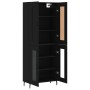 Aparador alto madera contrachapada negro 69,5x34x180 cm de vidaXL, Aparadores - Ref: Foro24-3199634, Precio: 167,90 €, Descue...