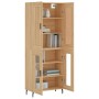 High oak-colored plywood sideboard 69.5x34x180 cm by vidaXL, Sideboards - Ref: Foro24-3199636, Price: 145,44 €, Discount: %