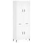 Tall white plywood sideboard 69.5x34x180 cm by vidaXL, Sideboards - Ref: Foro24-3199889, Price: 181,02 €, Discount: %