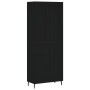 Aparador alto madera contrachapada negro 69,5x34x180 cm de vidaXL, Aparadores - Ref: Foro24-3199890, Precio: 177,99 €, Descue...