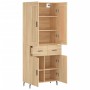 High oak-colored plywood sideboard 69.5x34x180 cm by vidaXL, Sideboards - Ref: Foro24-3199892, Price: 145,99 €, Discount: %