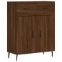 Tall oak brown plywood sideboard 69.5x34x180 cm by vidaXL, Sideboards - Ref: Foro24-3199896, Price: 188,29 €, Discount: %