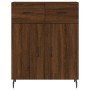 Tall oak brown plywood sideboard 69.5x34x180 cm by vidaXL, Sideboards - Ref: Foro24-3199896, Price: 188,29 €, Discount: %