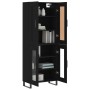 Tall black plywood sideboard 69.5x34x180 cm by vidaXL, Sideboards - Ref: Foro24-3199642, Price: 184,30 €, Discount: %