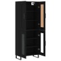 Aparador alto madera contrachapada negro 69,5x34x180 cm de vidaXL, Aparadores - Ref: Foro24-3199642, Precio: 174,89 €, Descue...