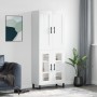 Tall white plywood sideboard 69.5x34x180 cm by vidaXL, Sideboards - Ref: Foro24-3199641, Price: 155,11 €, Discount: %