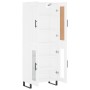 Tall white plywood sideboard 69.5x34x180 cm by vidaXL, Sideboards - Ref: Foro24-3199641, Price: 157,99 €, Discount: %