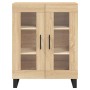 Aparador alto madera contrachapada color roble 69,5x34x180 cm de vidaXL, Aparadores - Ref: Foro24-3199644, Precio: 168,99 €, ...