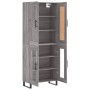 Aparador alto madera contrachapada gris sonoma 69,5x34x180 cm de vidaXL, Aparadores - Ref: Foro24-3199647, Precio: 156,15 €, ...