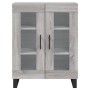 Aparador alto madera contrachapada gris sonoma 69,5x34x180 cm de vidaXL, Aparadores - Ref: Foro24-3199647, Precio: 156,15 €, ...