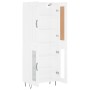 Tall white plywood sideboard 69.5x34x180 cm by vidaXL, Sideboards - Ref: Foro24-3199649, Price: 162,25 €, Discount: %