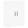 Aparador alto madera contrachapada blanco 69,5x34x180 cm de vidaXL, Aparadores - Ref: Foro24-3199649, Precio: 158,99 €, Descu...