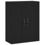 Aparador alto madera contrachapada negro 69,5x34x180 cm de vidaXL, Aparadores - Ref: Foro24-3199650, Precio: 160,99 €, Descue...