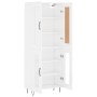 High glossy white plywood sideboard 69.5x34x180 cm by vidaXL, Sideboards - Ref: Foro24-3199651, Price: 151,29 €, Discount: %