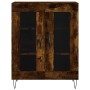 Tall smoked oak plywood sideboard 69.5x34x180 cm by vidaXL, Sideboards - Ref: Foro24-3199654, Price: 135,87 €, Discount: %