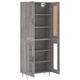 Aparador alto madera contrachapada gris sonoma 69,5x34x180 cm de vidaXL, Aparadores - Ref: Foro24-3199655, Precio: 151,99 €, ...