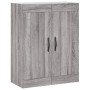 Aparador alto madera contrachapada gris sonoma 69,5x34x180 cm de vidaXL, Aparadores - Ref: Foro24-3199655, Precio: 151,99 €, ...