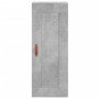 Aparador de madera contrachapada gris hormigón 34,5x34x180 cm de vidaXL, Aparadores - Ref: Foro24-3200237, Precio: 101,11 €, ...