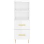 High glossy white plywood sideboard 34.5x34x180 cm by vidaXL, Sideboards - Ref: Foro24-3200251, Price: 112,99 €, Discount: %