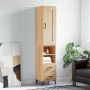 Aparador de madera contrachapada roble Sonoma 34,5x34x180 cm de vidaXL, Aparadores - Ref: Foro24-3200260, Precio: 104,99 €, D...