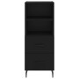 Black plywood sideboard 34.5x34x180 cm by vidaXL, Sideboards - Ref: Foro24-3200274, Price: 108,56 €, Discount: %