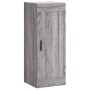 Aparador alto madera contrachapada gris Sonoma 34,5x34x180 cm de vidaXL, Aparadores - Ref: Foro24-3200279, Precio: 108,30 €, ...