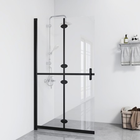 Folding shower screen made of transparent ESG glass, 70x190 cm. by vidaXL, Shower walls and screens - Ref: Foro24-151180, Pri...