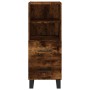 Smoked oak plywood sideboard 34.5x34x180 cm by vidaXL, Sideboards - Ref: Foro24-3200286, Price: 107,41 €, Discount: %