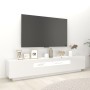 TV cabinet with bright white LED lights 200x35x40 cm by vidaXL, TV Furniture - Ref: Foro24-3081912, Price: 170,42 €, Discount: %