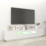 TV cabinet with bright white LED lights 200x35x40 cm by vidaXL, TV Furniture - Ref: Foro24-3081912, Price: 170,42 €, Discount: %