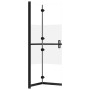 Half-frosted ESG glass folding shower screen 80x190 cm by vidaXL, Shower walls and screens - Ref: Foro24-151187, Price: 204,9...