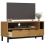 FLAM TV-Schrank aus massivem Kiefernholz 110x40x50 cm von vidaXL, TV-Möbel - Ref: Foro24-357820, Preis: 122,02 €, Rabatt: %