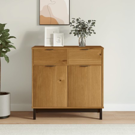 FLAM sideboard solid pine wood 80x40x80 cm by vidaXL, Sideboards - Ref: Foro24-357827, Price: 125,02 €, Discount: %