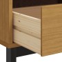 FLAM TV-Schrank aus massivem Kiefernholz 110x40x50 cm von vidaXL, TV-Möbel - Ref: Foro24-357819, Preis: 134,33 €, Rabatt: %