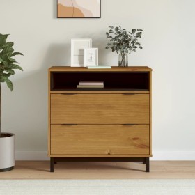 FLAM chest of drawers solid pine wood 80x40x80 cm by vidaXL, Drawers - Ref: Foro24-357815, Price: 129,52 €, Discount: %