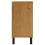 Aparador FLAM madera maciza de pino 80x40x80 cm de vidaXL, Aparadores - Ref: Foro24-357827, Precio: 134,19 €, Descuento: %