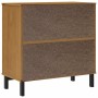 Aparador FLAM madera maciza de pino 80x40x80 cm de vidaXL, Aparadores - Ref: Foro24-357827, Precio: 134,19 €, Descuento: %