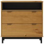 Cómoda FLAM madera maciza de pino 80x40x80 cm de vidaXL, Cajoneras - Ref: Foro24-357815, Precio: 129,52 €, Descuento: %