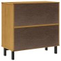 Cómoda FLAM madera maciza de pino 80x40x80 cm de vidaXL, Cajoneras - Ref: Foro24-357815, Precio: 129,52 €, Descuento: %